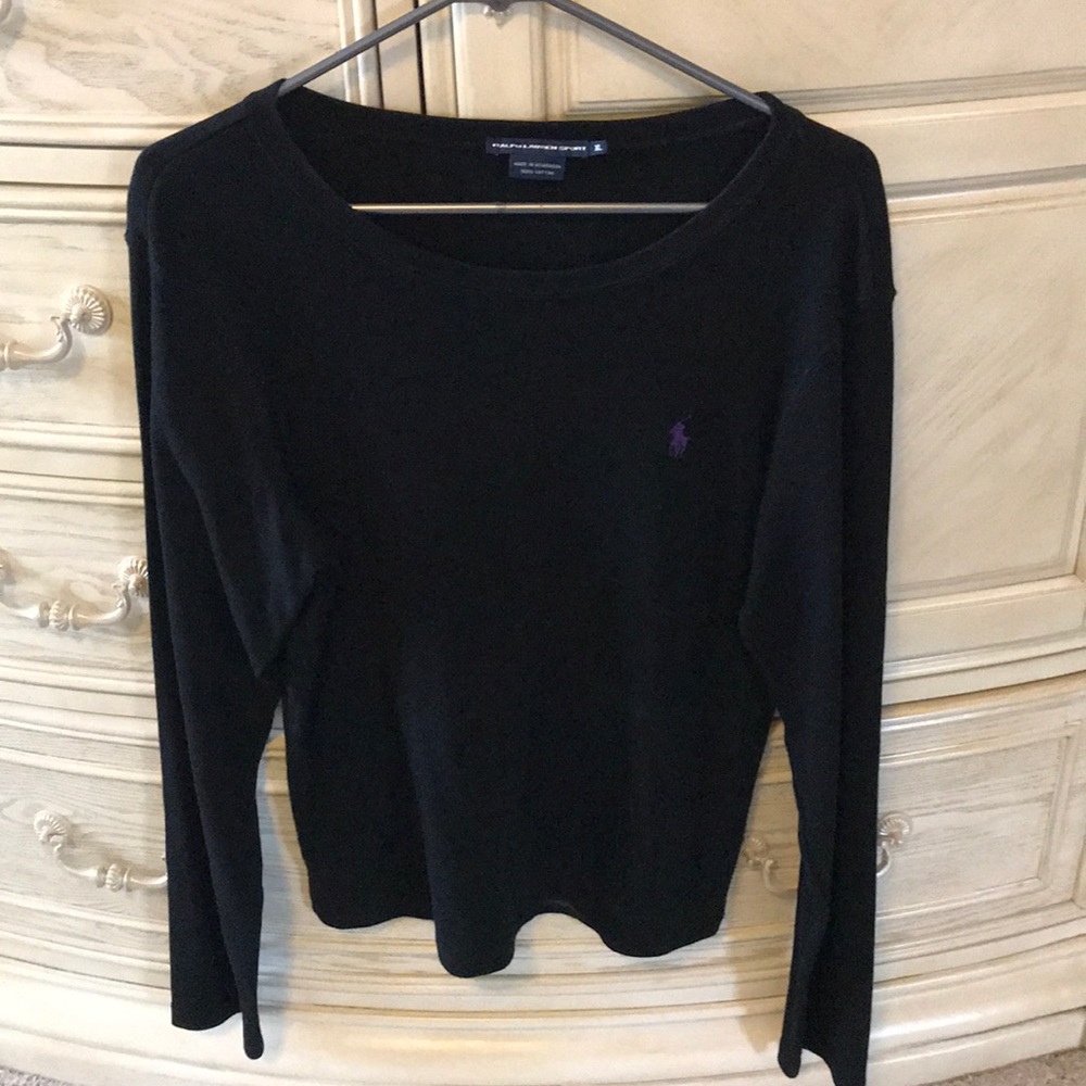 Ralph Lauren sport XL Black Long sleeve Shirt